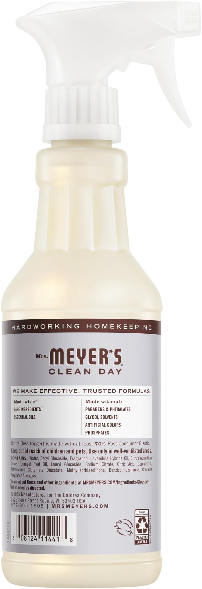 MRS. MEYER'S CLEAN DAY All-Purpose Cleaner Spray, Lavender, 16 fl. oz