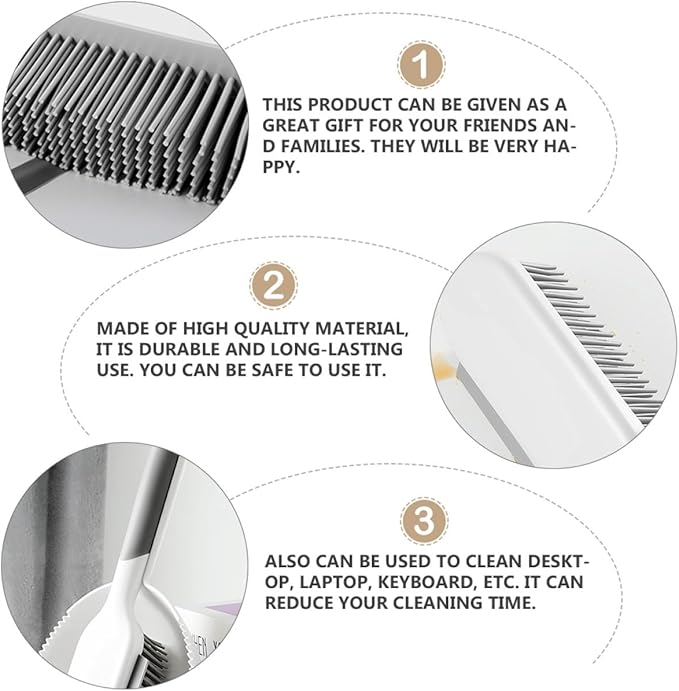 2 Pcs Multi-use Broom and Dustpan Set with Hard Bristles, Mini Cleaning Tools for Home and Kitchen Dust Removal, Practical Handheld Sweeping Accessories