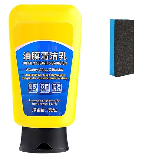 Oil Film Cleaning Emulsion,Oil Film Emulsion Glass Cleaner, Car Glass Oil Film Cleaner, Quick Effect Coating Agen,Glass Oil Film Remover, Auto Glass Oil Film Cleaning Milk