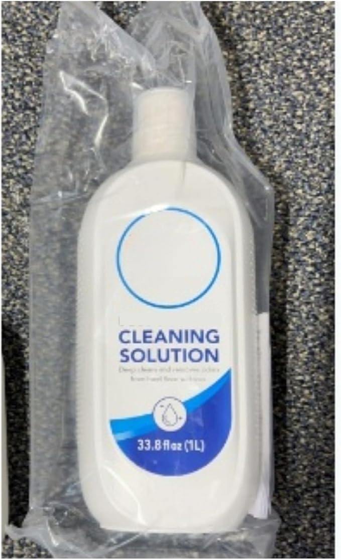 Cleaning Solution。Floor Cleaning Solution。1 Liter-33.8 Fl Oz。Compatible For Tineco。iFLOOR Series, FLOOR ONE S3 / S5 / S6 / S7 Series Wet Dry Vacuum，Incompatible Steam(2 PCS)