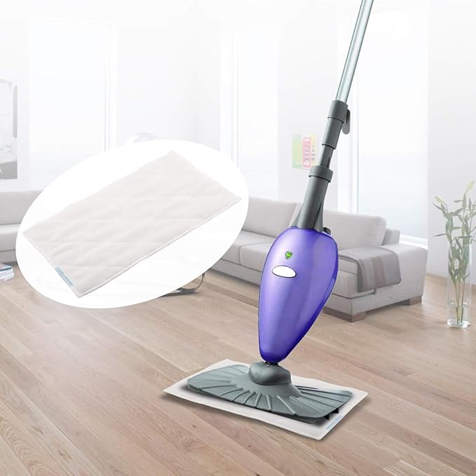 isinlive 8 Pack Cleaning Mop Pads Replacement Compatible with OApier S5 and Light n Easy Steam Mop Pads S3101 S7326 S3601 7688ANB 7688ANW 7618ANB 7618ANW Floor Steam Cleaner and S6 S15 S1 S4 S5 S12
