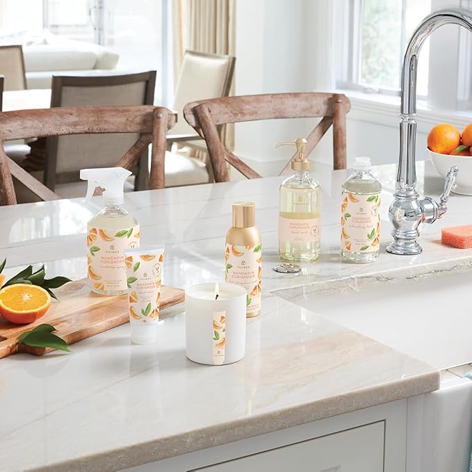 Thymes Countertop Spray - 16.5 Fl Oz - Mandarin Coriander (Pack of 2)