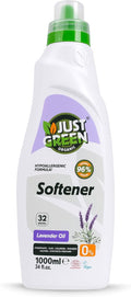 Fabric Softener, Plant-Based Liquid Fabric Softener, Non-Toxic, Hypoallergenic, EcoCert Certified, Vegan, Natural Lavender Scent, Static Control, 32 Washes, 34 fl oz (1000 ml)