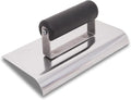 MARSHALLTOWN QLT Stainless Steel Hand Edgers, Plastic Handle Material, 152mm Width, 203mm Length, 3mm Radius, 6mm Lip, Made In The USA, CE521SP