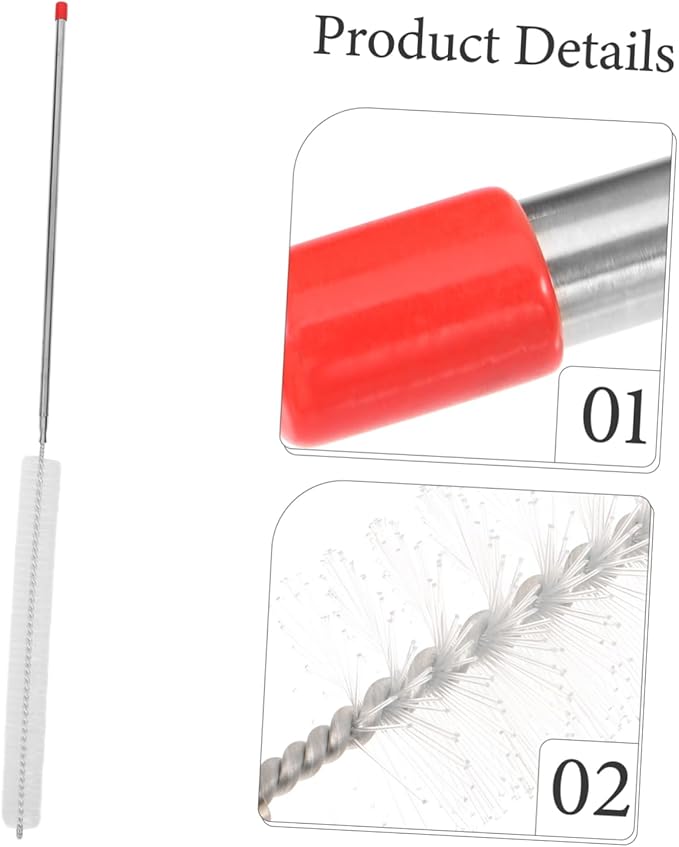 Hemobllo Long Flexible Washing Machine Cleaning Brush Sturdy Nylon Bristles for Deep Cleaning Compatible Top-Load Washers for Household Use