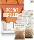 Rodent Repellent Pouches, Mouse Repellent, Mice Repellent Indoor, Natural Peppermint Mouse Repellent, Get Rid of Rodent/Rat & Mice, Safe for Children and Pets - 10P