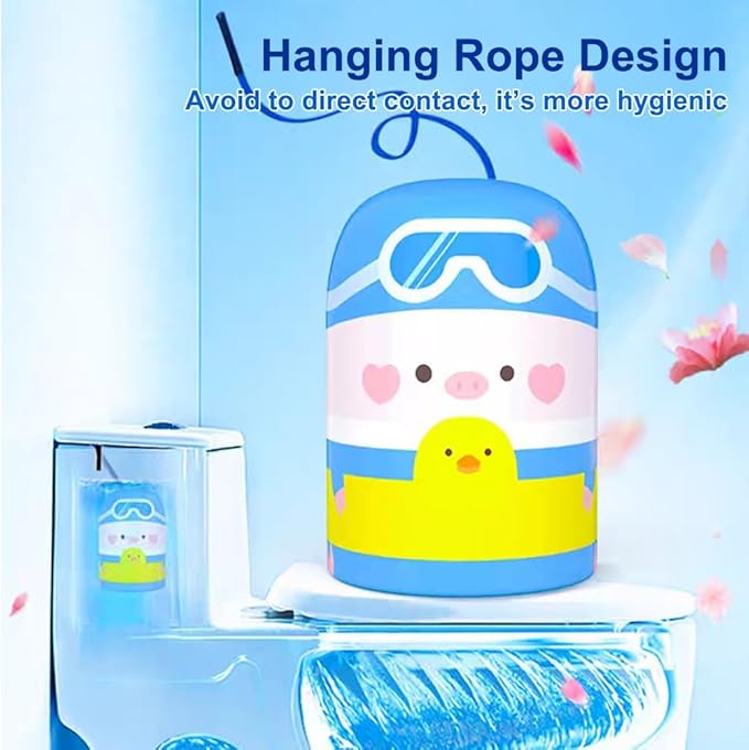 Toilet Bowl Cleaner, 3 Pack Automatic Toilet Cleaner Bottle, Long-Lasting Deep Cleaning & Deodorized, Blue Ocean Scent