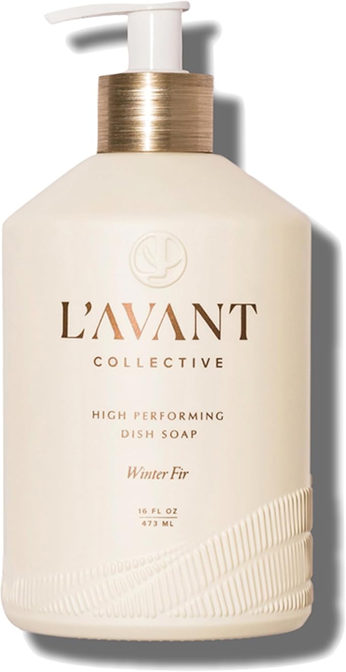 LAVANT Collective | Plant Based Dish Soap Liquid | Natural Cleaning Supplies & High Performing Dish Detergent | Formula for Sensitive Skin, Grease Removal, & Everyday Cleaning | Winter Fir Scent