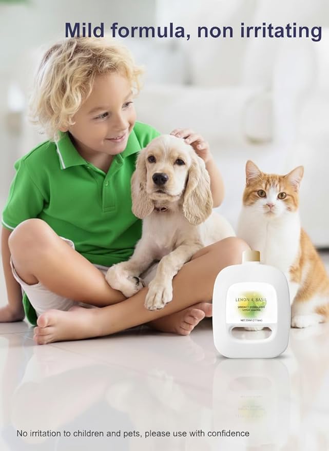 Floor Cleaning Solution Compatible With NARWAL Robot Vacuum And Mop Cleaner(Model Freo | Freo X Ultra). Residue & Streak Free.Deep Cleans For Multiple Hard Floors.LEMON & BASIL Scent(2 bottle)