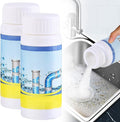 2026 New Sink Drain Cleaner, Multi-functional Powerful Pipe Unclogging Agent, Sink and Drains Cleaner Foam Cleaner for Kitchen Toilet and Pipes Cleaning Tool (2Set)