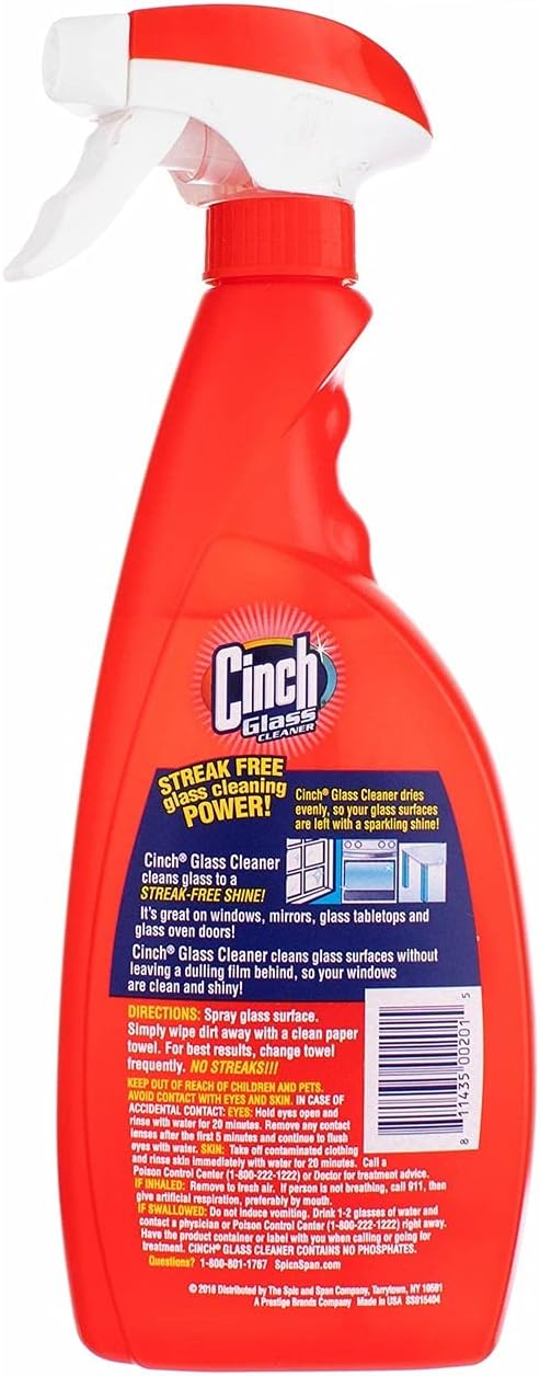Spic And Span Cinch Glass Cleaner, 17 oz (Pack of 2)