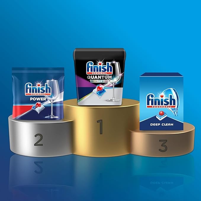 Finish - All in 1 - Dishwasher Detergent - Powerball - Dishwashing Tablets - Dish Tabs - Fresh Scent, 94 Count (Pack of 2) - Packaging May Vary