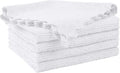 Orighty Microfiber Cleaning Cloth, 5 Pack Highly Absorbent Cleaning Rags, Household Cleaning Supplies, Reusable Lint Free Cloths Microfiber Rag for House, Kitchen, Car Care, 12x11 inch, White