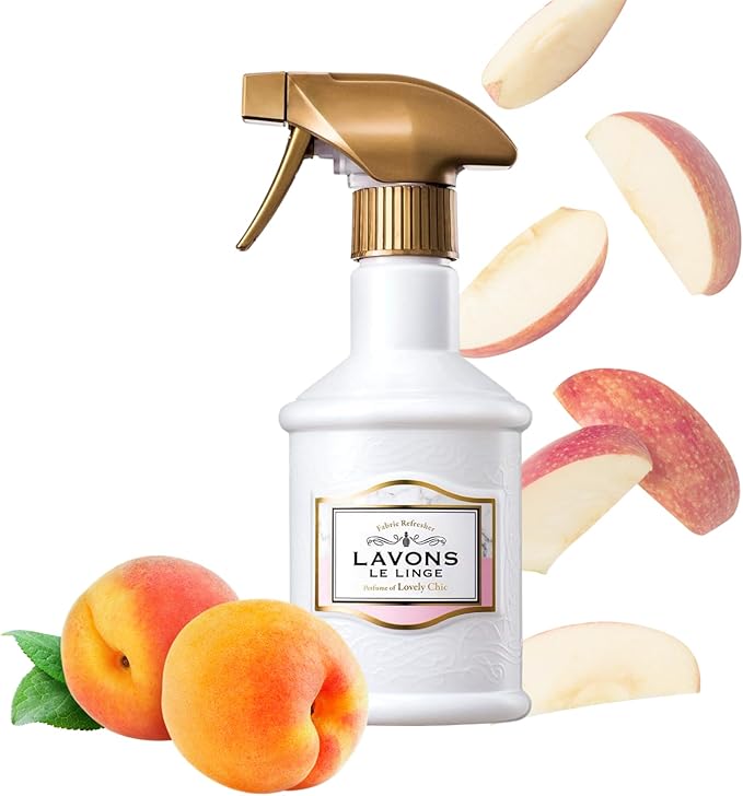 LAVONS Fabric Spray Freshener for Carpet Fresh, Pet Safe Linen Spray for Bedding, Organic Fabric Refresher Spray for Home & Offices, Natural Carpet Freshener from Japan, 12.5 Fl Oz LOVELY CHIC