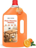 Floor Cleaning Solution Compatible with Roborock – 82 FL OZ Orange Floor Cleaner – Long-Lasting, Subtle Fruit Scent– For All Robot Vacuums with Mopping & Cordless Wet/Dry Vacuum Mop Cleaner