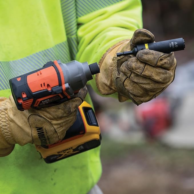 Klein Tools BAT20CD1 1/4-Inch 20V Battery-Operated Impact Driver Kit, Compact Design for Excellent Control in Tight Spaces