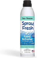 Spray Fresh Fabric Refresher, Sea Breeze, 8 oz — Deodorizer and Freshener for Clothing, Bedding, and Furniture
