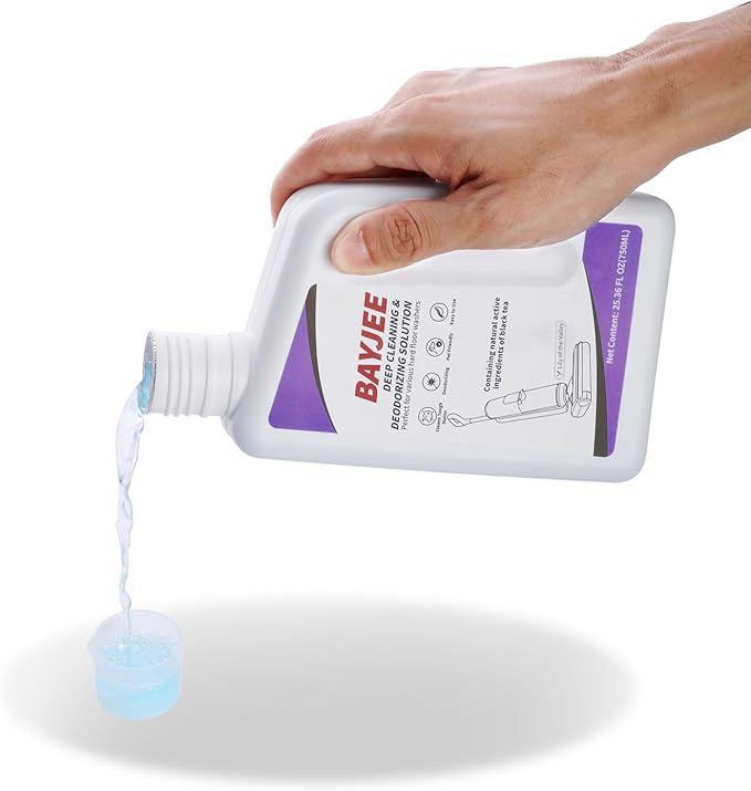 Deep Cleaning & Deodorizing Solution, 25.36FL OZ/750ML, Designed for TINECO, SHARK, MOVA, BISSELL, Compatible with all models of wet dry vacuum cleaners,long-lasting Lavender Fragrance