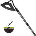 Lilyvane Hoe Garden Tool with 70Inch Long Handle, Heavy Duty Garden Hoes for Weeding Loosening Soil Digging Planting Ridging, Handy Hoe Gardening Tools Weeding Hoe