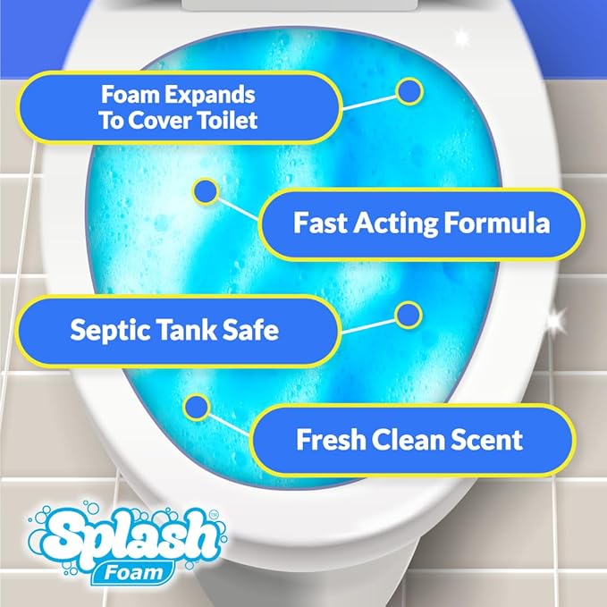 Toilet Cleaner - Self Activating Cleaning Powder for Toilet Bowl Cleaning