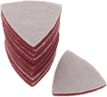 10Pcs Triangle Nylon Fiber Cleaning Pads for Scouring, Heavy Duty Reusable Non-Scratch Scrubbers for Kitchen, Stovetop, Dish Cleaning- 400 Medium