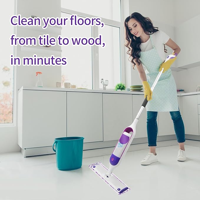 30 Pack Disposable Power Mop Pads for Swiffer Power Mop Pads, Compatible with Swiffer Power Mop Refills, Unscented Spray Replacement Floor Cleaning Refills for urface/Hardwood Floor Cleaning