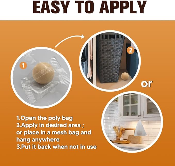 Rodent Repellent Indoor, Mouse Repellent, Mice Repellent Balls for Indoor Outdoor, Rodents Repellent for House, Rat Deterrent Outdoor, Moth Balls for Indoor/Outdoor Use - 8 Pack