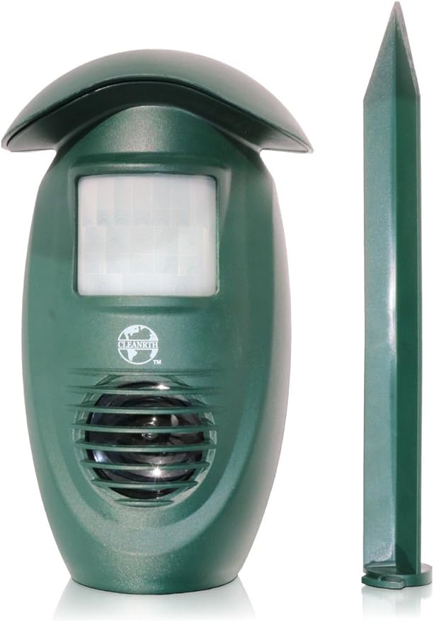 Cleanrth TSAR550 Super Advanced Ultrasonic Animal Repeller – Includes Triple Scan Technology
