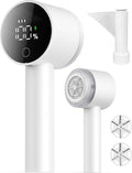 Fabric Shaver, 2 in 1 Rechargeable Sweater Shaver with Lint Roller, Magnetic Cap, Digital Display, 2 Extra Blades, Defuzzer for Clothing Furniture Couch