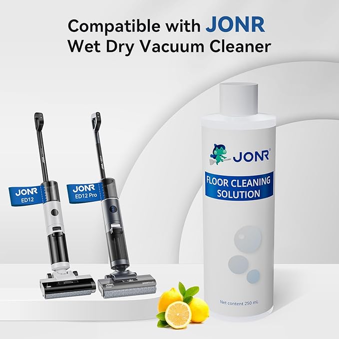 JONR Floor Cleaning Solution, Deep Cleaning for Hard Floors, Designed for ED Series ED12/JONR ED12 Pro,Compatible with Wet Dry Vacuum