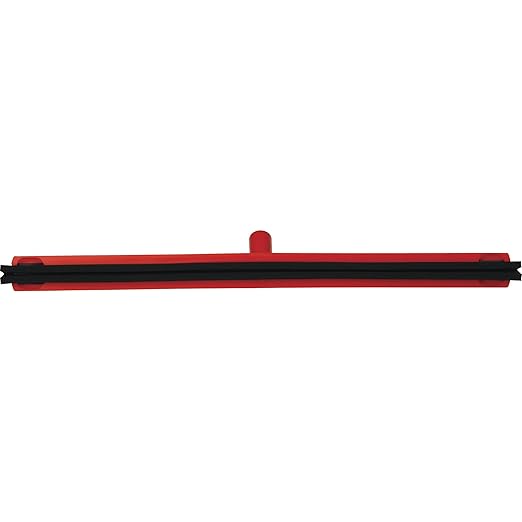 Vikan 77554 Squeegee,Fixed Head,Floor,28",PP/RB,Red