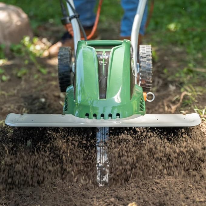 Scotts Outdoor Power Tools TC71420S Tiller, 20-Inch, 14-Amp, Green