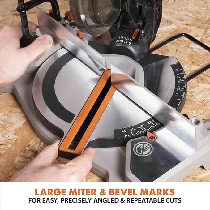 Evolution R185CMS-Li 7-1/4" Cordless Compound Miter Saw, Multi-Material TCT Blade, 20V EXT Li-Ion, Battery & Charger Included, Cuts Wood, Metal, Plastic, 45° Miter & 45° Bevel, Compact & Powerful