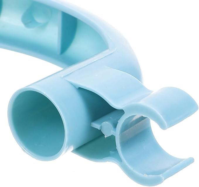 2pcs Broom and Dustpan Handle Grips 19mm Light Blue PVC Replacement Sleeve for Household Cleaning Tools and Clothesline Poles