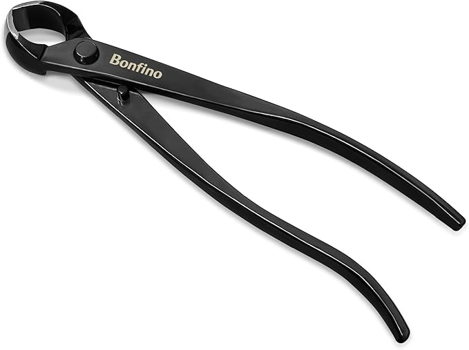 Bonsai Concave Cutter 8.3 inch, Heavy Duty Bonsai Clipper, Professional Grade Manganese Steel, Precision Branch Pruning Tool