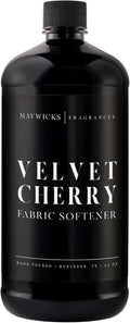 Mavwicks - Luxury Scented Liquid Fabric Softener (Velvet Cherry) 32 Oz – Crafted with Clean Ingredients – Reduces Static, and Softens Clothes – Safe for All Fabrics and Skin