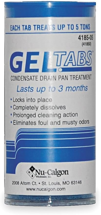 Nu-Calgon 4185-05 Gel Tabs - 5 Ton Tabs (6 ct. Tube)