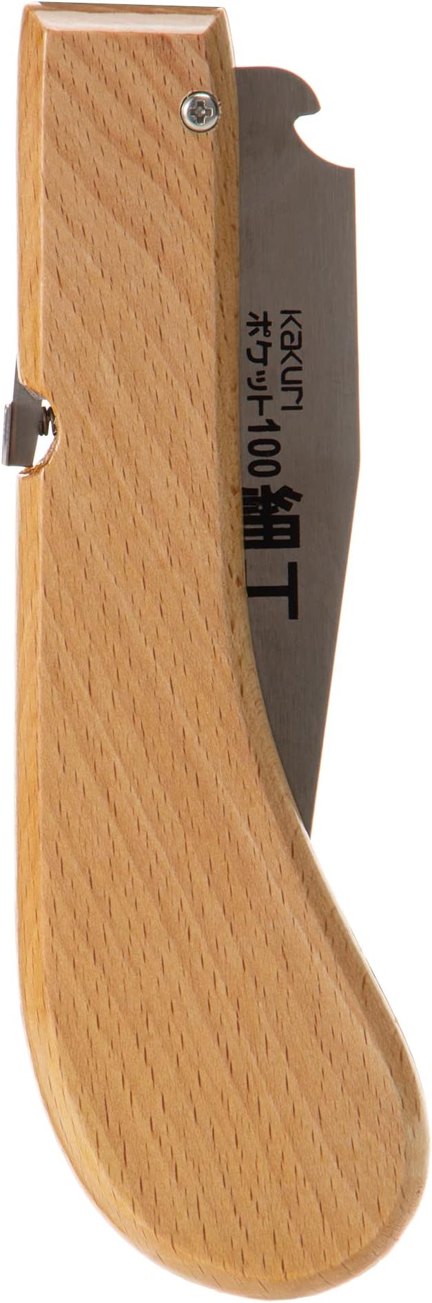 KAKURI Japanese Flush Cut Saw Folding 4" for Woodworking, Japanese Pull Saw Razor Sharp Flexible Japanese Steel Blade, Precision Trim Saw for Dowels, Pegs, Foldable Wood Handle, Made in JAPAN