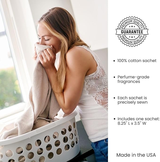Le Blanc® Portfolio Single Pack Dryer Sachet - Luxury Scented Fabric Sachet for Your Dryer (1 Pack)
