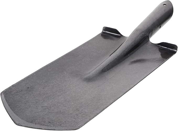 Metal Gardening Spade and Handle Shovel for Digging, Narrow Tip Manganese Steel Tree Planting Tool, Thickened Sturdy Garden Hand Shovel for Lawn and Outdoor Use