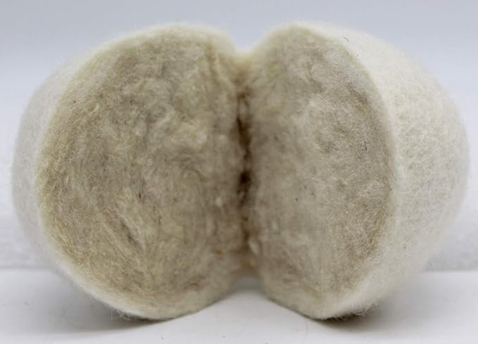 Wooland Wholesale Bulk Laundry XL Premium Wool Dryer Balls - 100% New Zealand Organic Wool Natural Fabric Softener for Sensitive Skin, Babies (200 Count)
