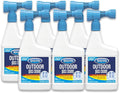 Sprayway Outdoor Glass Cleaner, 32oz, Pack of 6 | Streak-Free Shine, Foaming Action | Ideal for Windows, Patio Doors, and Outdoor Glass Surfaces