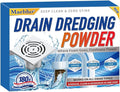 Upgrade Sink and Drain Cleaner, 6 Pack Pipe Dredge Cleaner Powders Fast Foaming Powerful Drain Cleaning for Kitchen Toilet Sink Quick Cleaning Tool