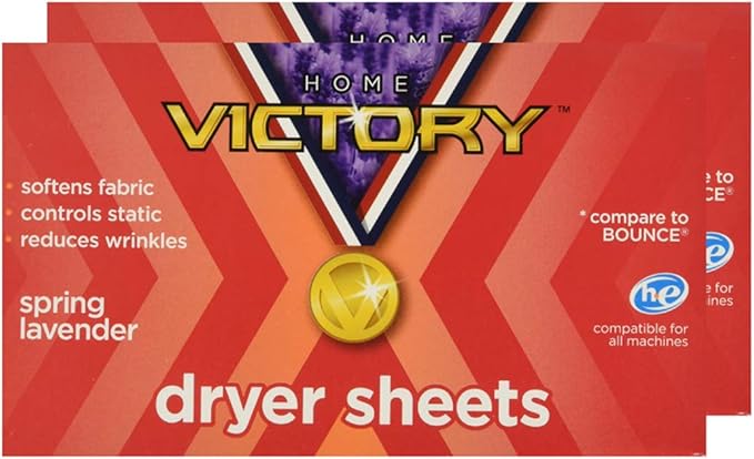 Dryer Sheets: Spring Lavender Scented Laundry Fabric Softener Sheets - Reduces Wrinkles - Controls Static - Softens Fabric (480 Count)