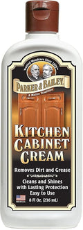 Parker & Bailey Kitchen Cabinet Cream - Multisurface Wood Cleaner And Polish Furniture Quick Shine Restorer Protector Surface, House Cleaning Supplies Home Improvement 8oz