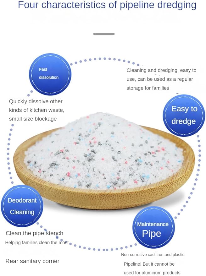 Strong pipeline dredging agent-Magic Powder Drainage Blockage Remover、Kitchen sink pipe powder deodorant toilet cleaner