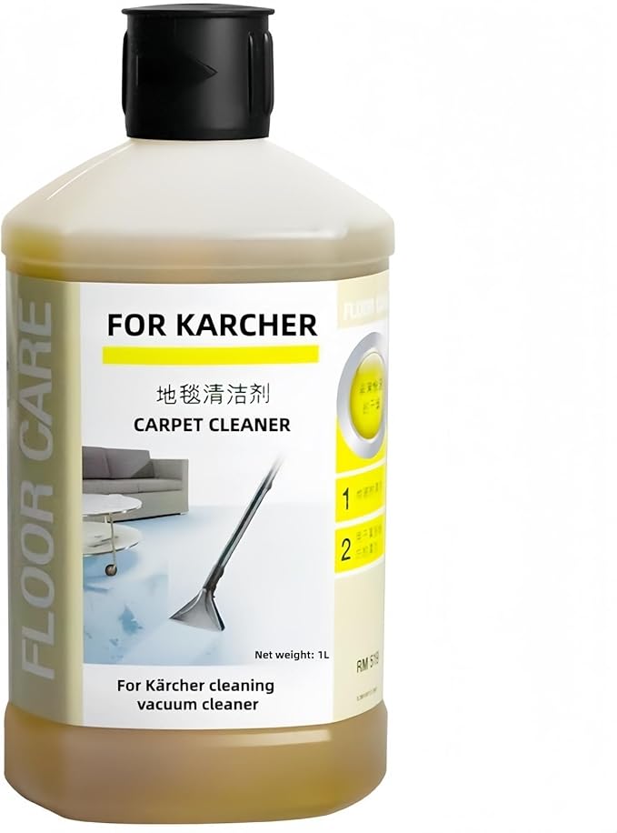 RM519 Sofa, Bed Sheet, Curtain, Fabric, 1L Carpet Cleaner. Compatible With Kärcher Puzzi 8/1, 10/1 SE BRC Series. All Upright And Compact Deep Carpet Cleaners(1 PCS)
