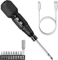 AMIR Electric Screwdriver Cordless, Rechargeable Power Screwdrivers Set, Portable Automatic Home Repair Tool Kit with LED Lights and USB Cable