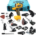 NEWONE 12-Tools Set Power Tool Combo Kits Compatible with De-Walt 20V Battery,Cordless Tool Set,2 Batteries and Charger