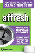 Affresh Garbage Disposal Cleaner, Helps Power Away Odor Causing Bacteria, Debris & Grime in Grind Chamber, Impeller & Drain Pipe, 12 Tablets, 1 Year Supply
